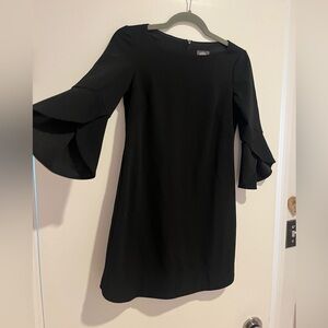 Vince Camuto black mini dress petite